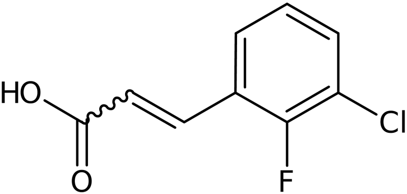CAS: 261762-62-3 | 3-Chloro-2-fluorocinnamic acid, >98%, NX38360