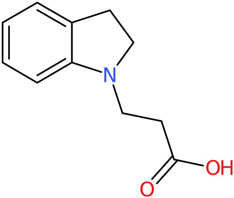 CAS: 99855-02-4 | 3-(Indolin-1-yl)propanoic acid, >95%, NX71931