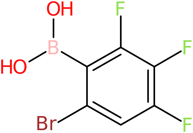 6-Bromo-2,3,4-trifluorobenzeneboronic acid, >95%, NX74687