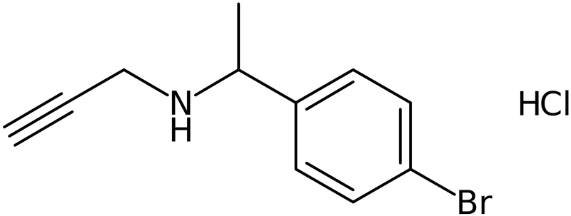 CAS: 2387695-90-9 | N-[1-(4-Bromophenyl)ethyl]prop-2-yn-1-amine hydrochloride, NX36754