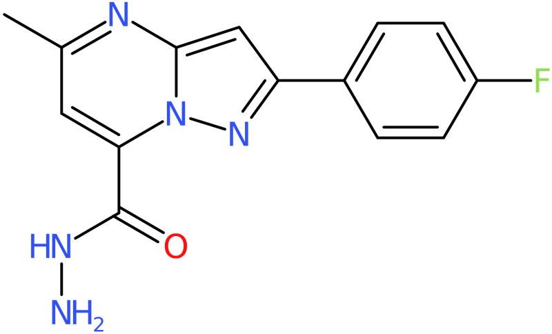 2-(4-Fluorophenyl)-5-methylpyrazolo[1,5-a]pyrimidine-7-carbohydrazide, NX74612