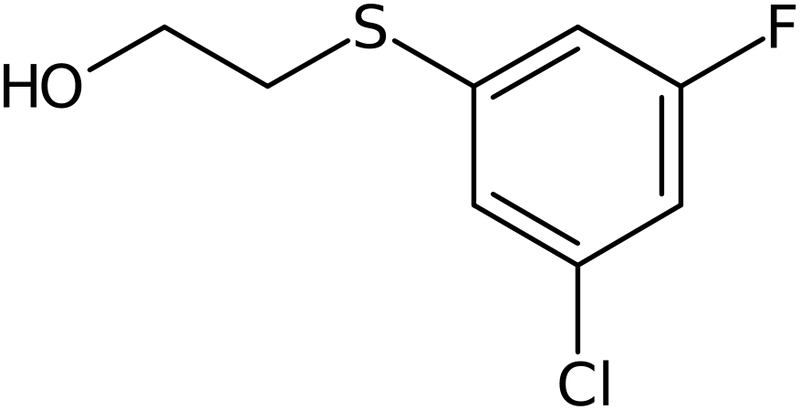 2-(3-Chloro-5-fluorophenylsulfanyl)-ethanol, >95%, NX74651
