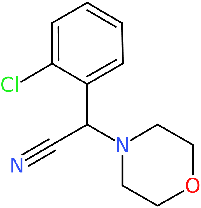 CAS: 66549-12-0 | 2-(2-Chlorophenyl)-2-(morpholin-4-yl)acetonitrile, >95%, NX57464
