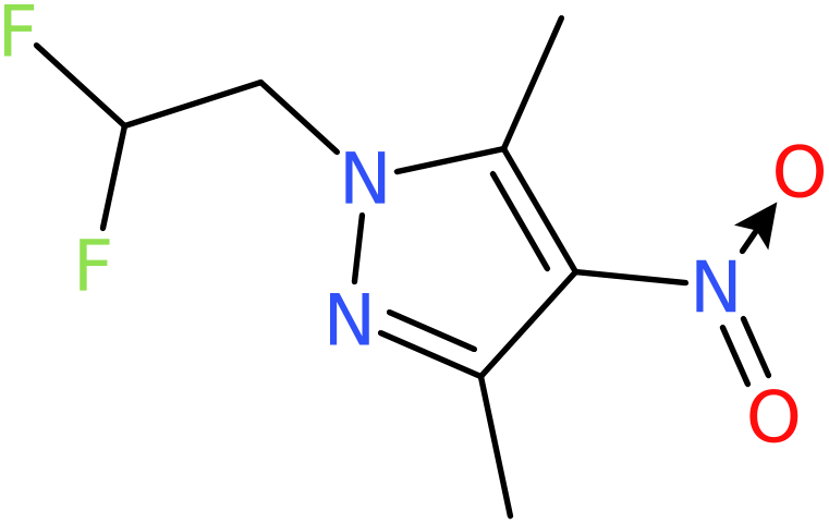 CAS: 1006443-08-8 | 1-(2,2-Difluoroethyl)-3,5-dimethyl-4-nitro-1H-pyrazole, NX10687
