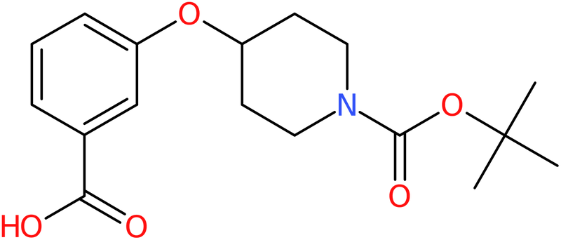 CAS: 250681-69-7 | 3-(1-Boc-4-piperidyloxy)benzoic acid, >97%, NX37578