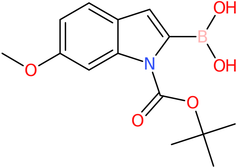 CAS: 850568-65-9 | 6-Methoxy-1H-indole-2-boronic acid, N-BOC protected, >98%, NX63948