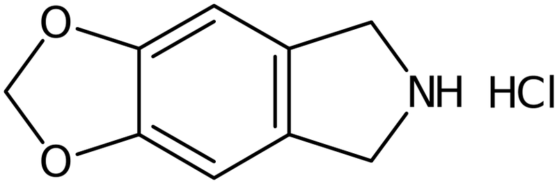CAS: 1255099-33-2 | 6,7-Dihydro-5H-[1,3]dioxolo[4,5-f]isoindole hydrochloride, >95%, NX19055