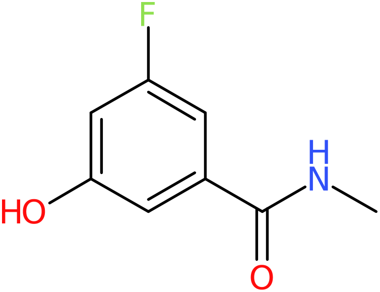 3-Fluoro-5-hydroxy-N-methylbenzamide, >95%, NX74787