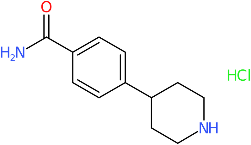 4-(Piperidin-4-yl)benzamide hydrochloride, >97%, NX74092