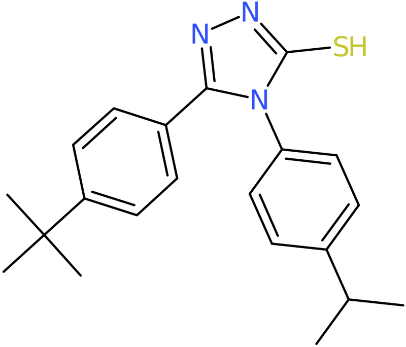 CAS: 261761-26-6 | 5-(4-tert-Butylphenyl)-4-(4-isopropylphenyl)-1,2,4-triazole-3-thiol, NX38335