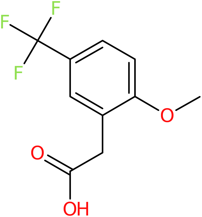 CAS: 1000523-82-9 | 2-Methoxy-5-(trifluoromethyl)phenylacetic acid, >97%, NX10175