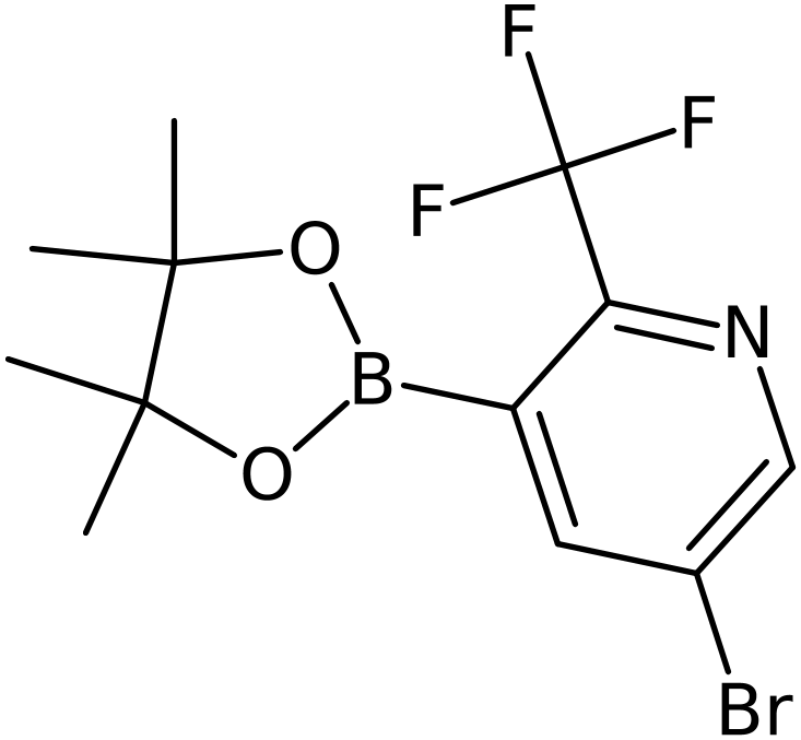 CAS: 1256360-49-2 | 5-Bromo-3-(4,4,5,5-tetramethyl-1,3,2-dioxaborolan-2-yl)-2-(trifluoromethyl)pyridine, >95%, NX19113