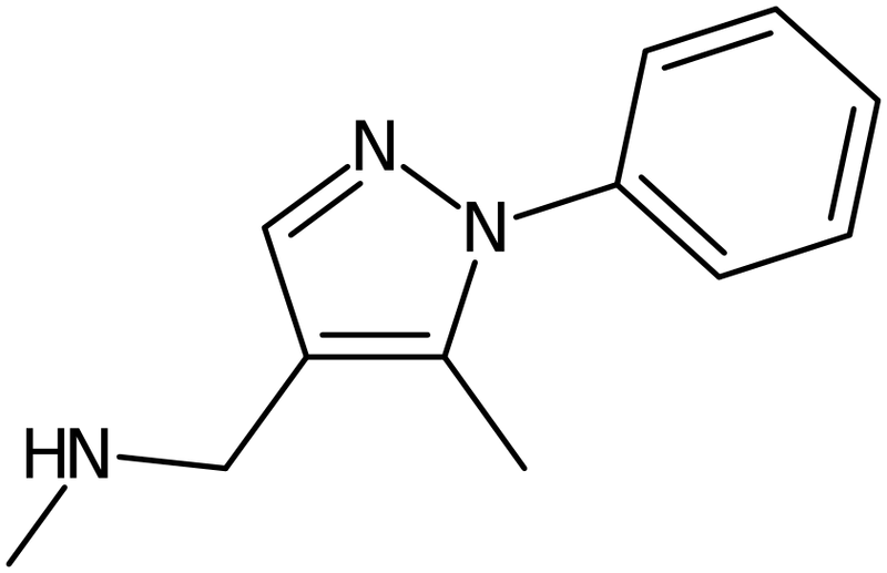 CAS: 1031843-22-7 | N-Methyl-1-(5-methyl-1-phenyl-1H-pyrazol-4-yl)methylamine, >97%, NX11830