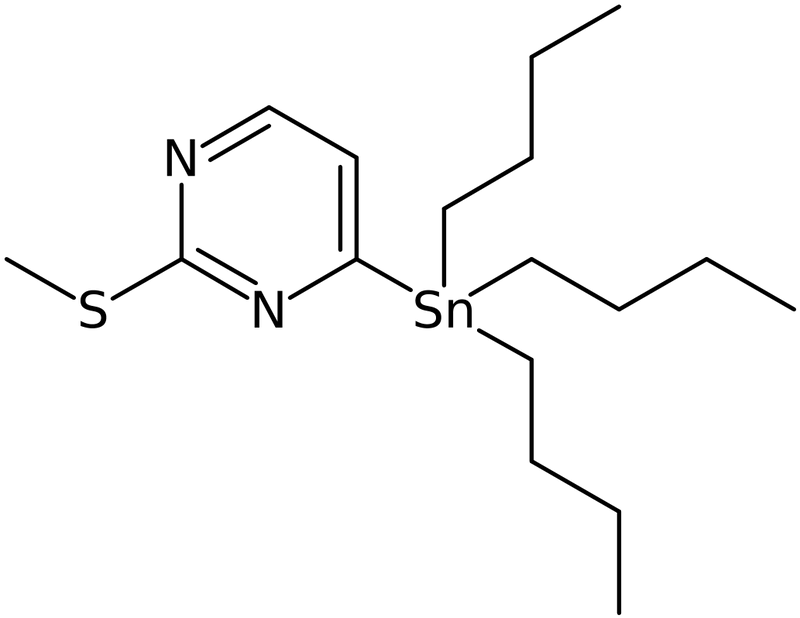 CAS: 123061-49-4 | 2-(Methylthio)-4-(tributylstannyl)pyrimidine, NX18382