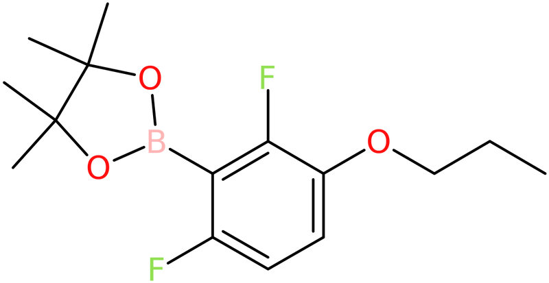 2-(2,6-Difluoro-3-propoxyphenyl)-4,4,5,5-tetramethyl-1,3,2-dioxaborolane, >97%, NX74794