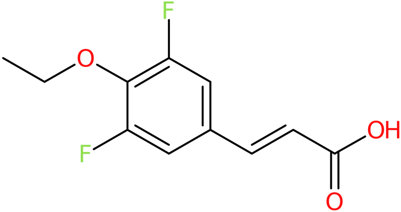 CAS: 1017779-43-9 | 4-Ethoxy-3,5-difluorocinnamic acid, >97%, NX11205