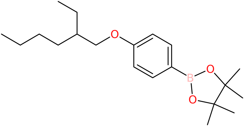 CAS: 251566-01-5 | 2-[4-(2-Ethyl-hexyloxy)-phenyl]-4,4,5,5-tetramethyl-[1,3,2]dioxaborolane, NX37674