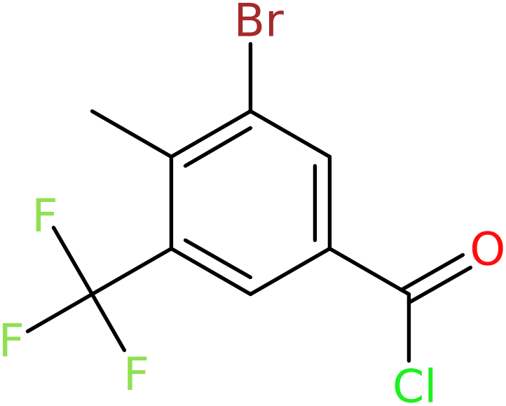CAS: 2383663-22-5 | 3-Bromo-4-methyl-5-(trifluoromethyl)benzoyl chloride, NX36667
