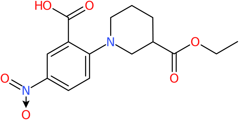 CAS: 1000018-70-1 | 2-[3-(Ethoxycarbonyl)piperidin-1-yl]-5-nitrobenzoic acid, NX10081