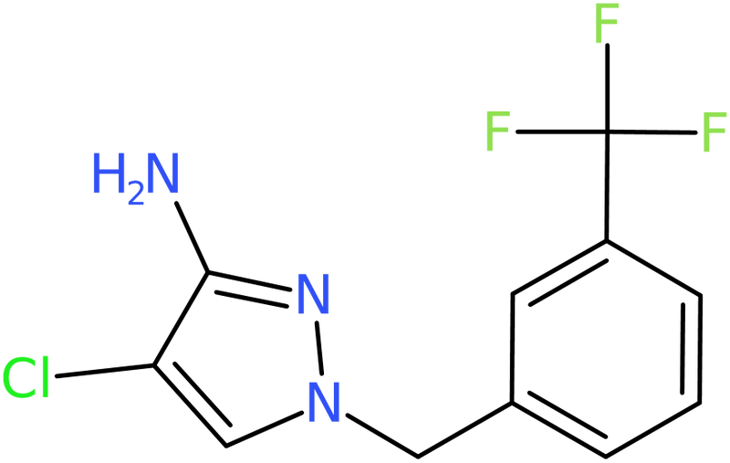 CAS: 1004452-00-9 | 4-Chloro-1-[3-(trifluoromethyl)benzyl]-1H-pyrazol-3-amine, NX10484