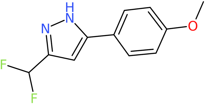 CAS: 1029636-42-7 | 3-Difluoromethyl-5-(4-methoxyphenyl)pyrazole, >97%, NX11725