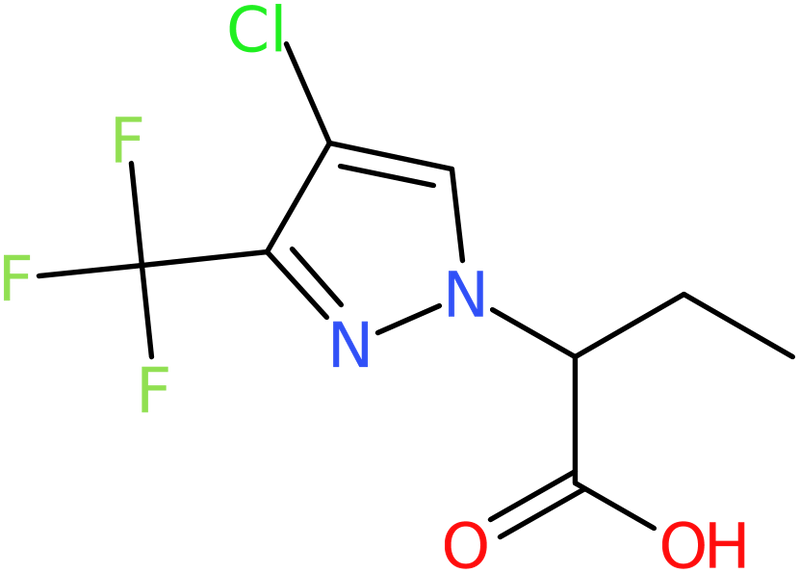 CAS: 1006333-14-7 | 2-[4-Chloro-3-(trifluoromethyl)-1H-pyrazol-1-yl]butanoic acid, NX10625