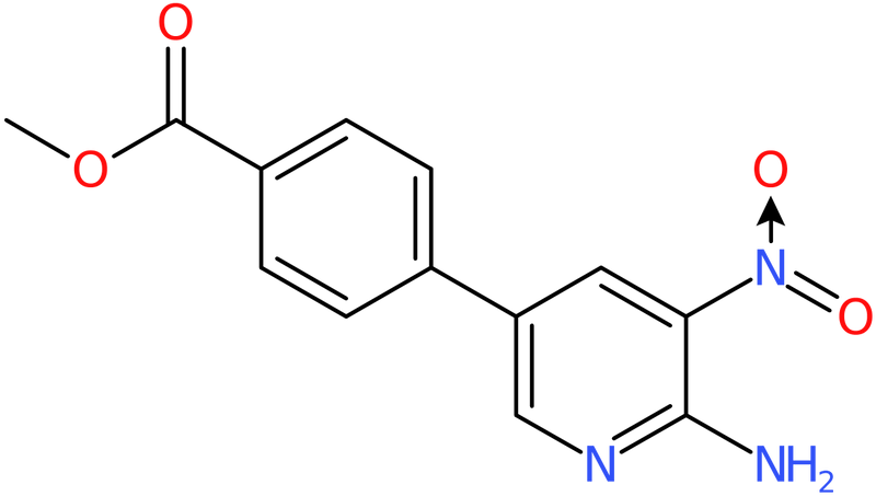 CAS: 1206523-75-2 | Methyl 4-(6-amino-5-nitro-3-pyridinyl)benzenecarboxylate, NX16993