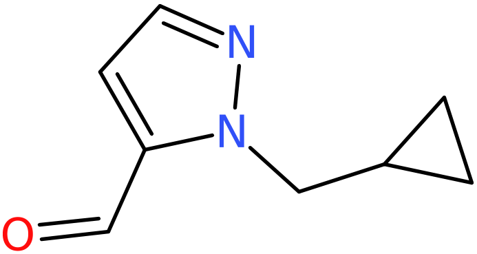 CAS: 1236365-97-1 | 2-(Cyclopropylmethyl)pyrazole-3-carbaldehyde, >95%, NX18518