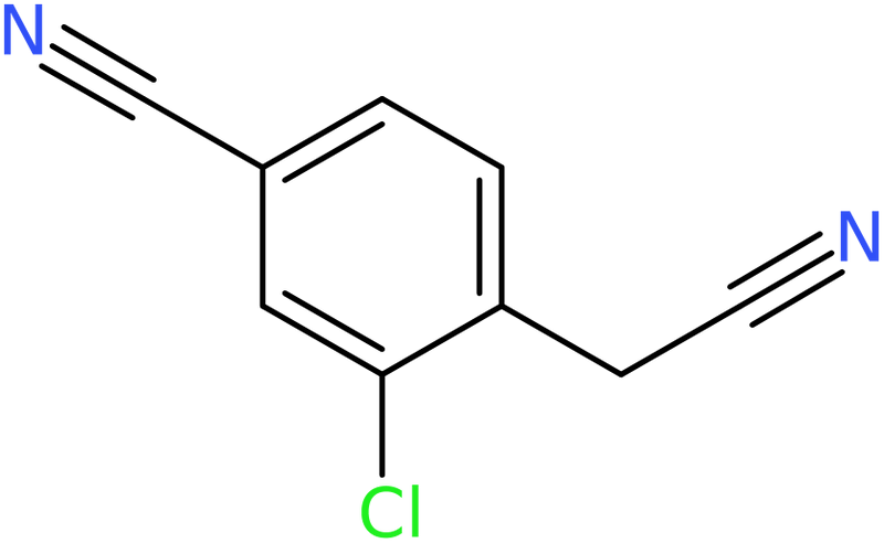 CAS: 1261672-27-8 | 3-Chloro-4-cyanomethyl-benzonitrile, >97%, NX19574