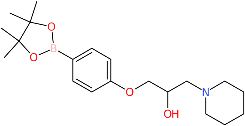 CAS: 957061-08-4 | 4-(2-Hydroxy-3-piperidin-1-ylpropoxy)benzeneboronic acid, pinacol ester, >98%, NX71068