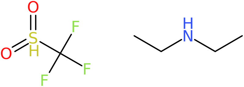 CAS: 60933-18-8 | N,N-Diethylammonium trifluoromethanesulphonate, 60% aqueous solution, NX54845