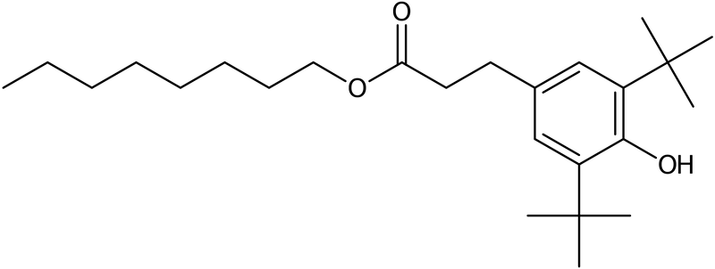 CAS: 125643-61-0 | Octyl-3,5-di-tert-butyl-4-hydroxyhydrocinnamate, >96%, NX19117