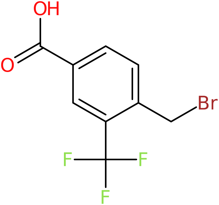 CAS: 859213-39-1 | 4-(Bromomethyl)-3-(trifluoromethyl)benzoic acid, tech, NX64442
