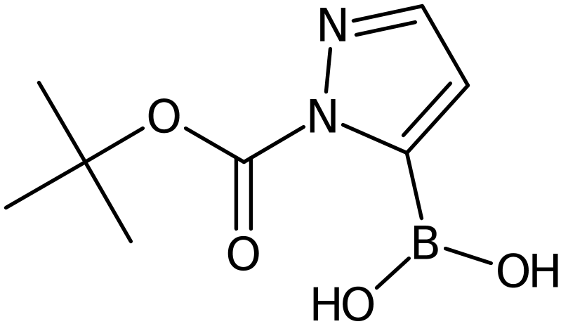 CAS: 1217500-54-3 | 1H-Pyrazole-5-boronic acid, N1-BOC protected, >95%, NX17826