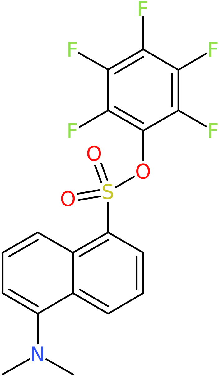 CAS: 663175-92-6 | 2,3,4,5,6-Pentafluorophenyl 5-(dimethylamino)-1-naphthalenesulphonate, NX57368