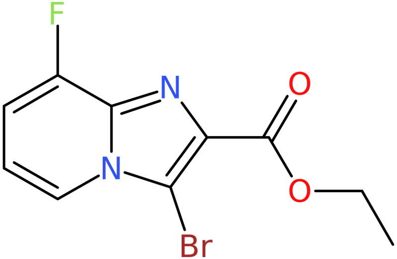 CAS: 2379918-40-6 | Ethyl 3-bromo-8-fluoroimidazo[1,2-a]pyridine-2-carboxylate, NX36618