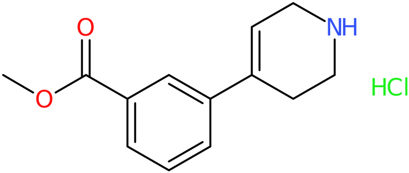 CAS: 2409597-20-0 | Methyl 3-(1,2,3,6-tetrahydropyridin-4-yl)benzoate hydrochloride, NX36951