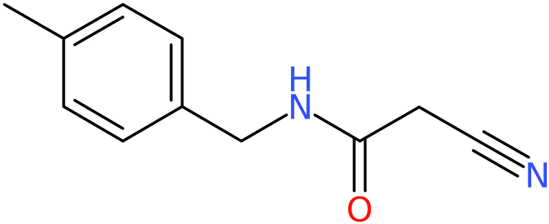 CAS: 64488-12-6 | 2-Cyano-N-(4-methylbenzyl)acetamide, NX56638