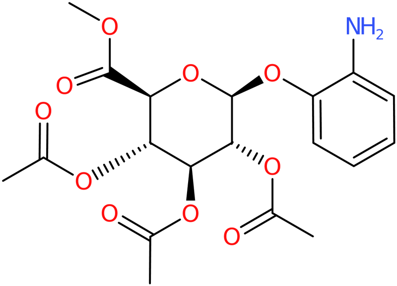 2-Aminophenyl methyl 2,3,4-tri-O-acetyl-beta-D-glucopyranosiduronate, >99%, NX72158