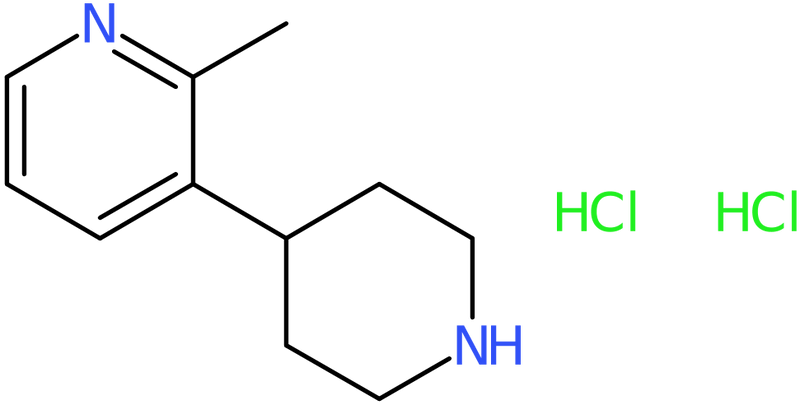 CAS: 1256787-95-7 | 2-Methyl-3-(piperidin-4-yl)pyridine dihydrochloride, >97%, NX19148