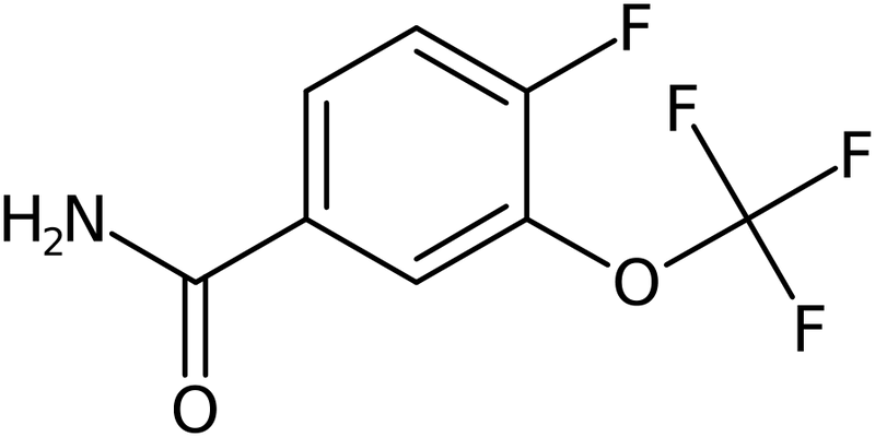 CAS: 1206593-25-0 | 4-Fluoro-3-(trifluoromethoxy)benzamide, >98%, NX16998