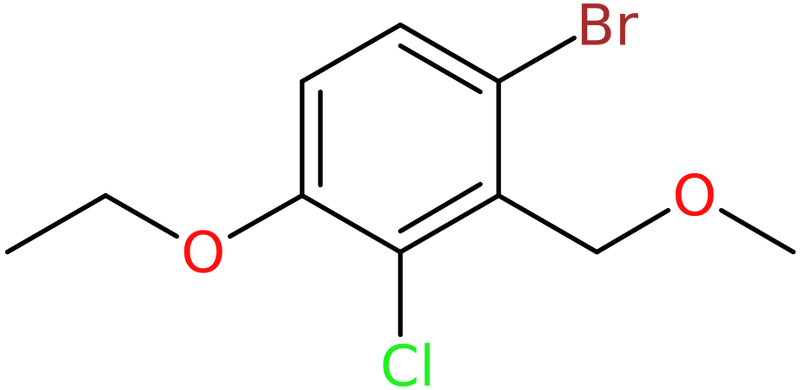 CAS: 2484888-77-7 | 1-Bromo-3-chloro-4-ethoxy-2-(methoxymethyl)benzene, >95%, NX37440