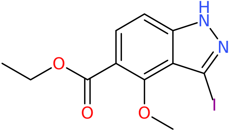CAS: 633327-85-2 | Ethyl 3-iodo-4-methoxy-1H-indazole-5-carboxylate, NX56161