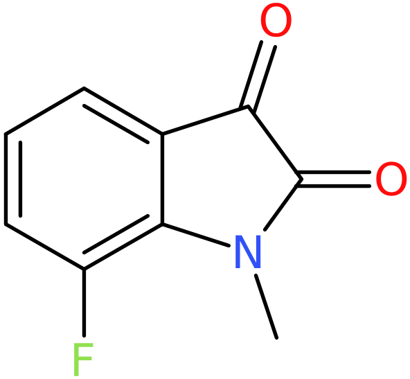 CAS: 875003-43-3 | 7-Fluoro-1-methyl-1H-indole-2,3-dione, >95%, NX65674