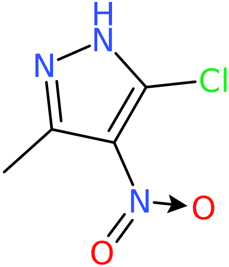 CAS: 6814-58-0 | 5-Chloro-3-methyl-4-nitro-1H-pyrazole, >95%, NX58056