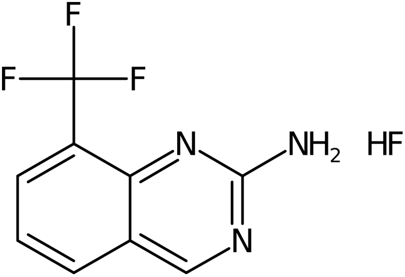 8-(Trifluoromethyl)quinazolin-2-amine hydrofluoride, NX74645