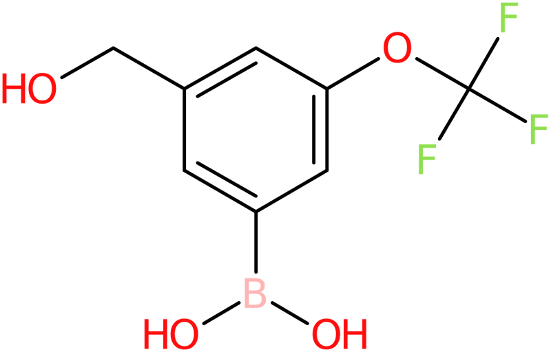 (3-(hydroxymethyl)-5-(trifluoromethoxy)phenyl)boronic acid, >95%, NX74798