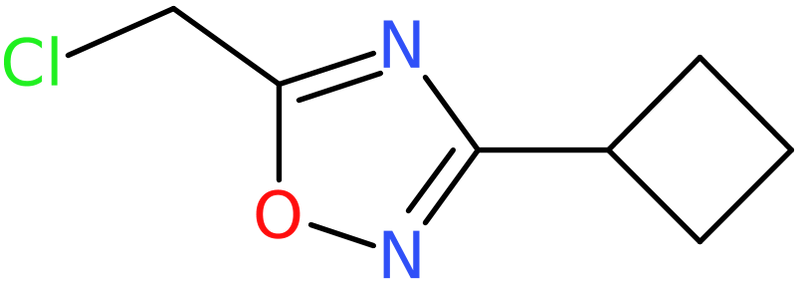 CAS: 1221278-57-4 | 5-(Chloromethyl)-3-cyclobutyl-1,2,4-oxadiazole, >98%, NX17972