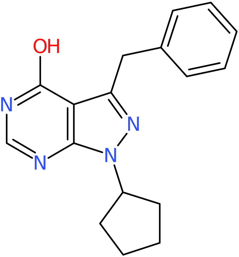 CAS: 1206969-76-7 | 3-Benzyl-1-cyclopentyl-1H-pyrazolo[3,4-d]pyrimidin-4-ol, NX17092