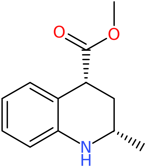 (+/-)-cis-2-Methyl-1,2,3,4-tetrahydro-quinoline-4-carboxylic acid methyl ester, NX73979